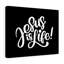 Jesus Is Life! - Wrapped Canvas Print-602853827