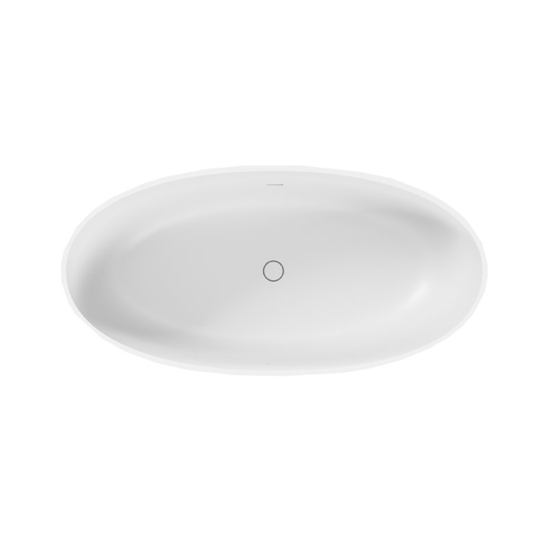 Acquabella Stelvio Soaker Tub, Gloss White