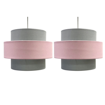 Achraf 22cm H Cotton Drum Pendant Shade