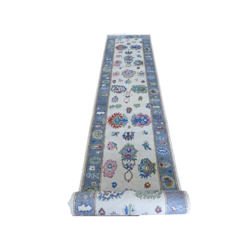 Tapis beige unique de 3 pi x 19 pi 9 po