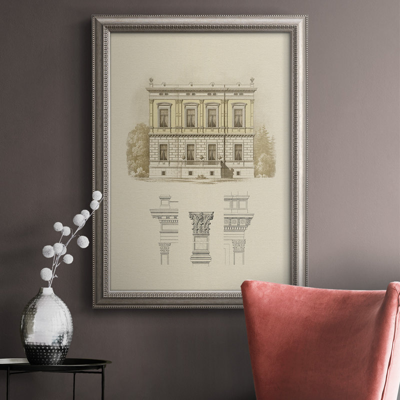 «Estate & Plan IV», reproduction sur toile encadrée, H 20 po x l 16 po x P 2,5 po