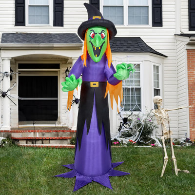 12ft Tall Halloween Inflatables Witch