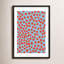 Orient Red On Blue Gray Painting by Michela Sorrentino-1245956879-1245956987