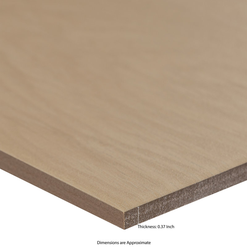 Carreau de plancher et de mur en porcelaine mat 9 po x 48 po Cedarcrest, Chestel