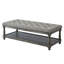 Banc de rangement rembourré avec tablettes Hetzel-1648874004-1738494724