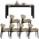 French luxury style rectangular dining table sets