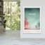 Madrid 1- Gran Via Minimalist Serene Tranquil Architecture City Wall Art Print 1 Piece Wrapped Canvas Wall Art-1709666315