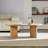 39.37" MDF Oval Coffee Table-1061518298