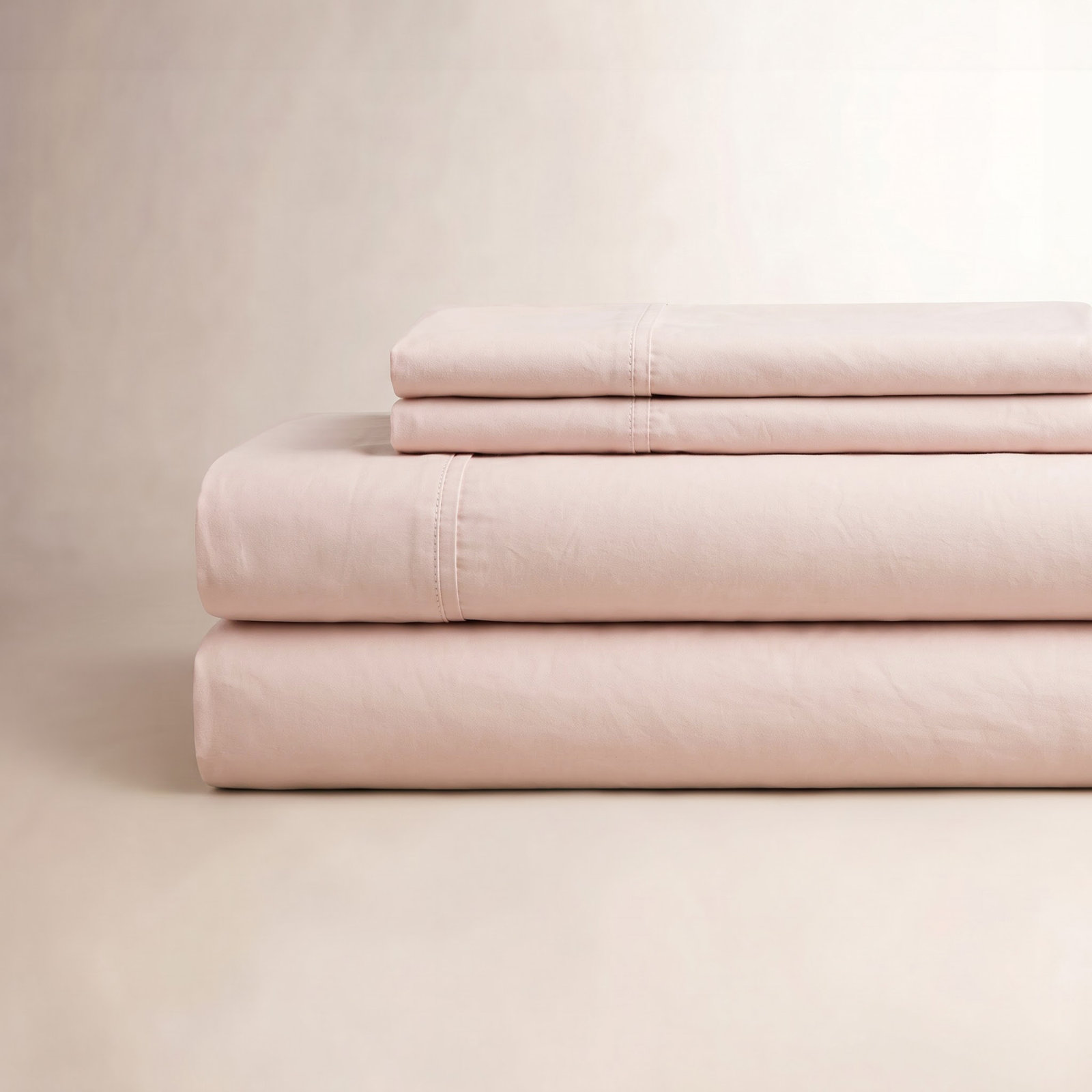 Ludlow Cotton Sheet Set, Dusty Rose, Twin