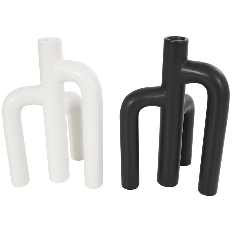 Mable 9.9'' Dolomite Table Vase