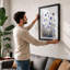 Blue Wildflower Study Botanical - Framed Print-748326388-748326391