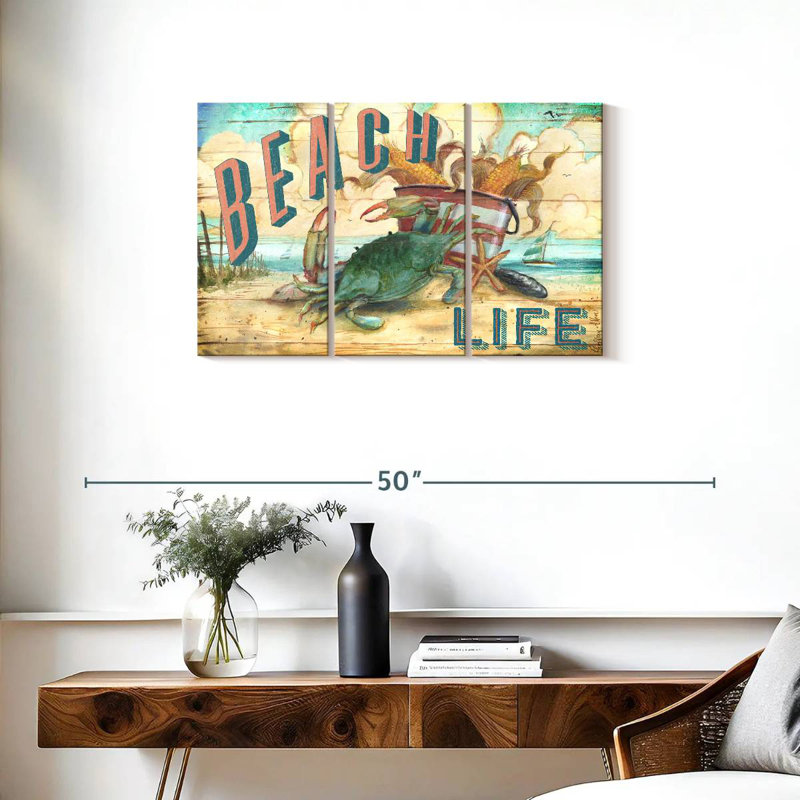 Beach Crab I, 20" H x 33" W