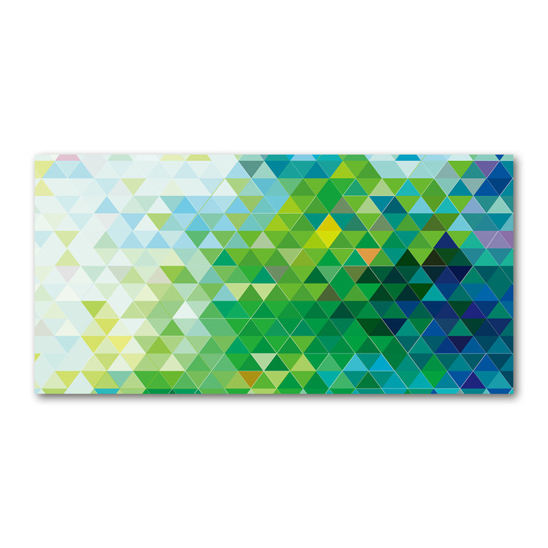 Abstraction Triangles - Wrapped Canvas Print
