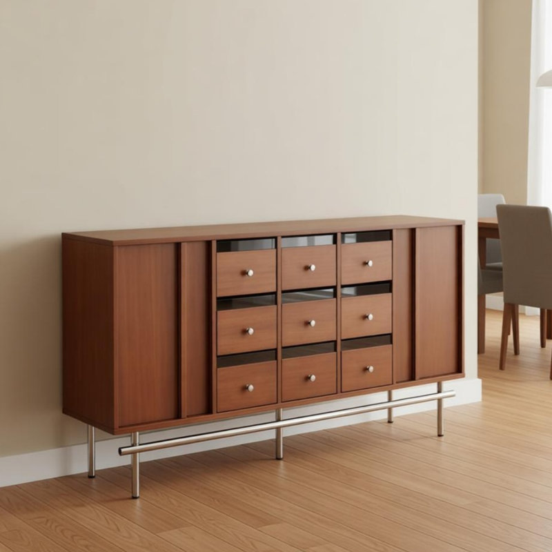 Buffet rétro et simple, H 31,5 po x l 55,12 po x P 15,75 po