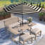 Parasol de marché 9 pi Jelks-1195490867