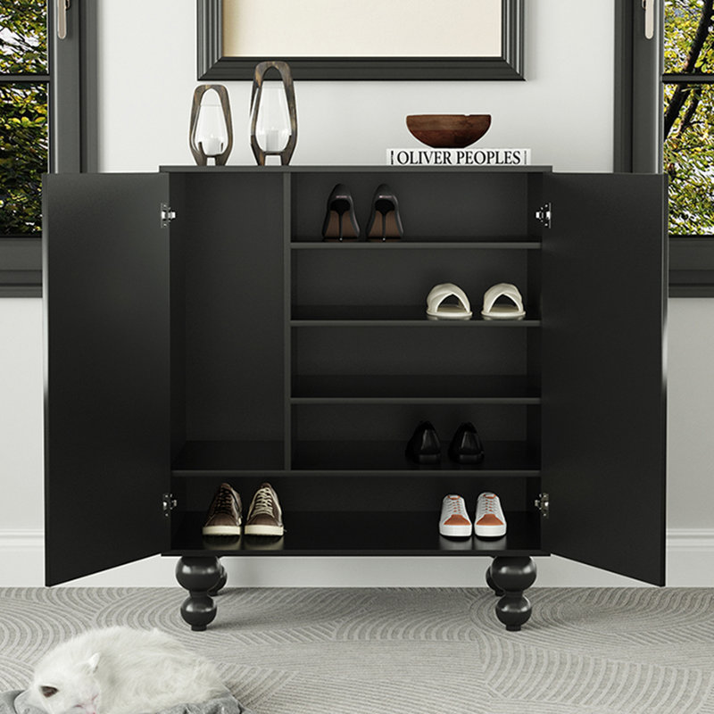 16 Pair Shoe Storage Cabinet