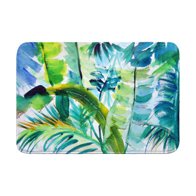 Tapis de bain Jungle Greens