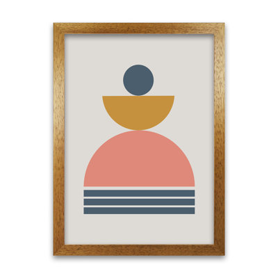 Mid Century Modern On Grey C - Print