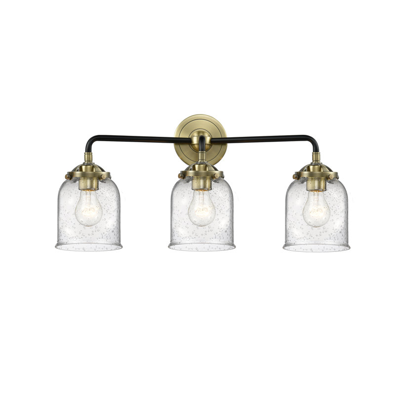 Bonomo 2 - Light Dimmable Vanity Light, Black Antique Brass, Incandescent , Seedy