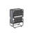 75" Folding Bed With Adjustable Headboard & 5" Memory Foam