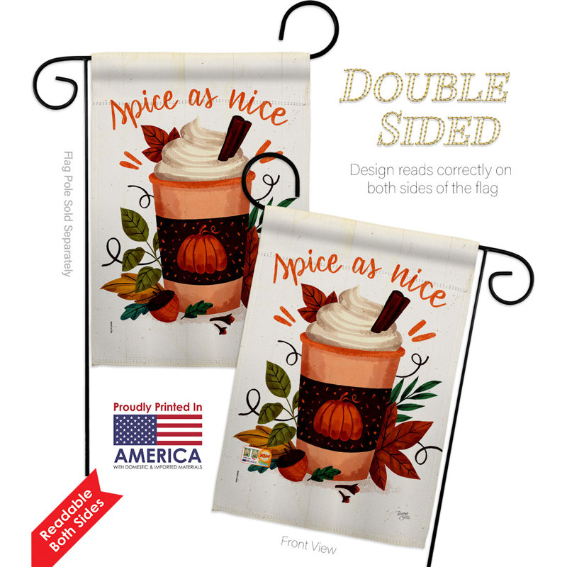 Ensemble de drapeaux 2 côtés en polyester 18,5 po x 13 po