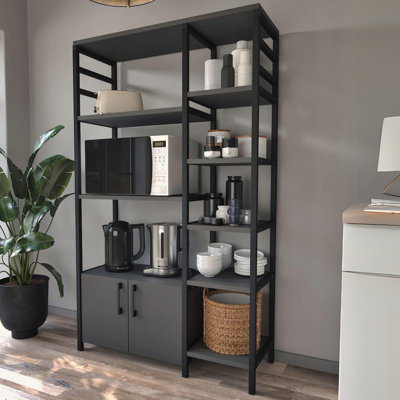Nekko 55.39cm W Metal Shelving Unit