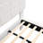 White Floating Bed with Light,King-788775502