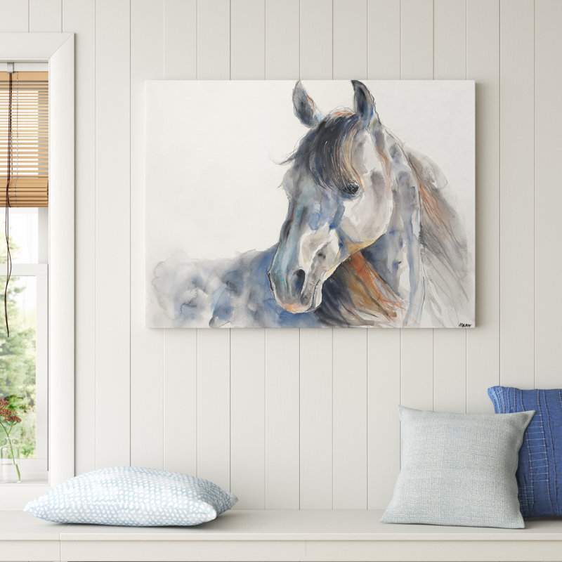 Sand & Stable Looking Back On Canvas Print & Reviews | Wayfair