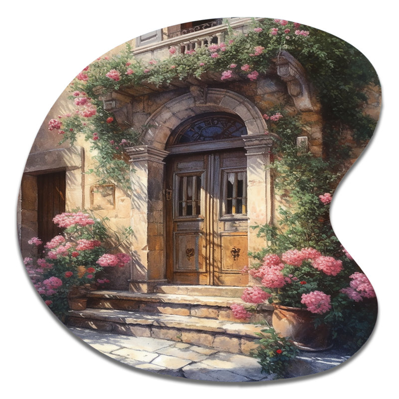 Ilaya - Art mural asymétrique en métal, H 27 po x l 27 po x P 1 po