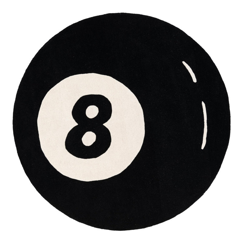 Latitude Run® Hand Tufted Wool Rug, Round 6'1"
