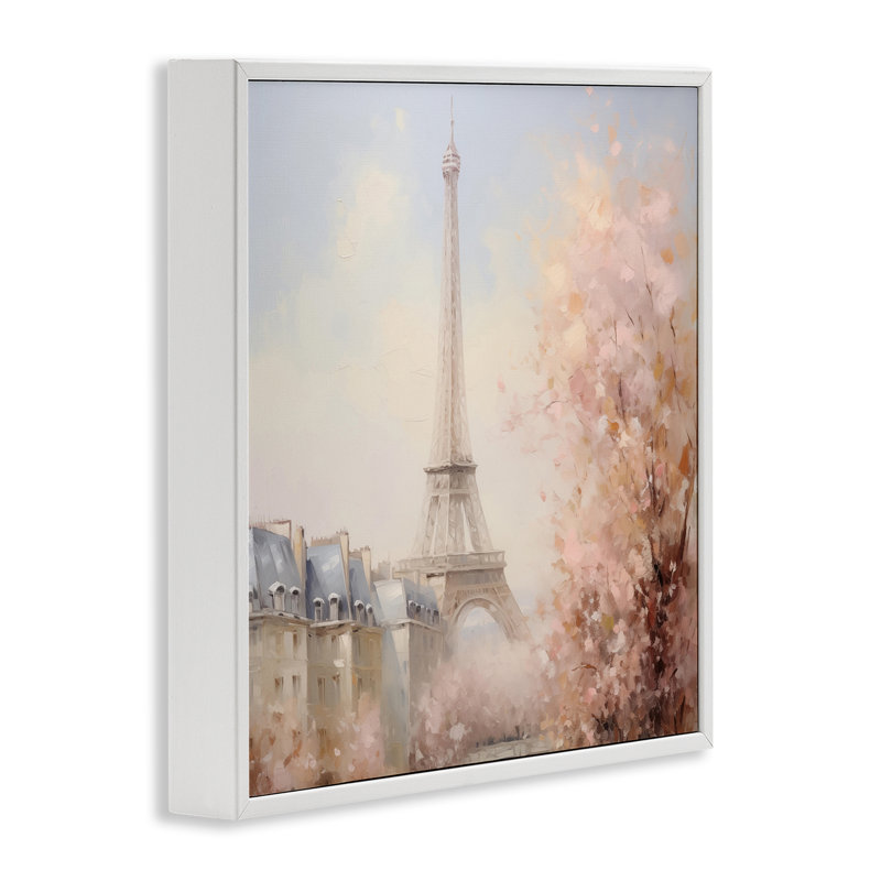 Estampe de paysage urbain de la Tour Eiffel parisienne, design par Arlington Prints, H 17 po x l 17 po