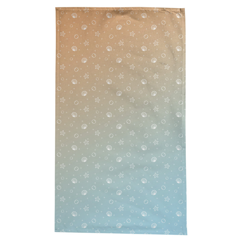 Nappe à motif Leffel, Bleu / Orange