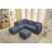 6-piece Flexible Corduroy Sectional Sofa-716785322