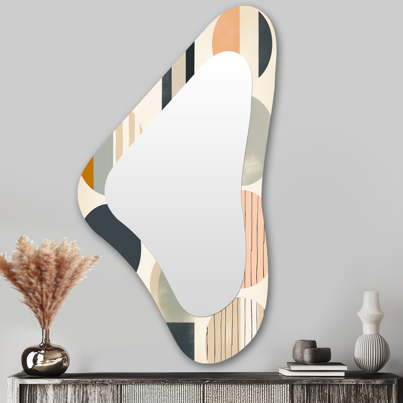 Miroir mural géométrique géométrique