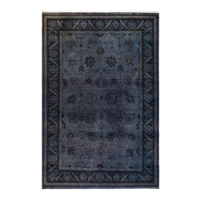 Tapis noué à la main Weirsky - unique en son genre - gris Weirsky