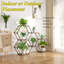 Support à plantes hexagonal 7 niveaux, tablette pour plantes d'intérieur et d'extérieur, grand support en pot à 7 niveaux pour plusieurs plantes