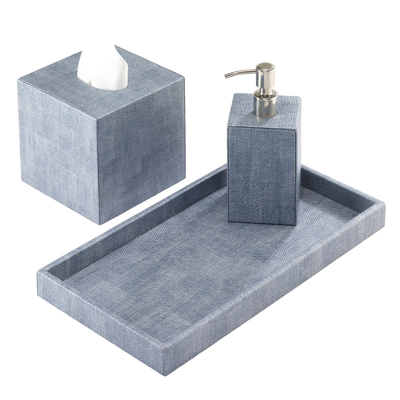 Luster Soap Dispenser, Ice Blue