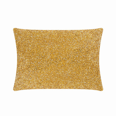 Sparkles Home Luminous Velvet Rhinestone Throw Pillow | Feather Insert | Home Décor Accent