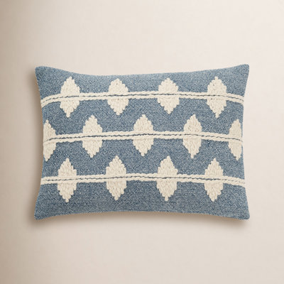 Heiden 20" x 14" Embroidered Throw Pillow
