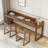 Modern Simple Rectangular Solid Pine Wood Desks-549461153