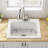 Quince 25'' L Single Bowl Cast Iron Kitchen Sink