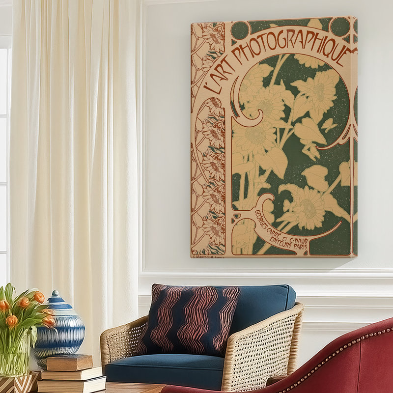 L'Art photographique - Toile tendue avec châssis par Alphonse Mucha, 32 x 48