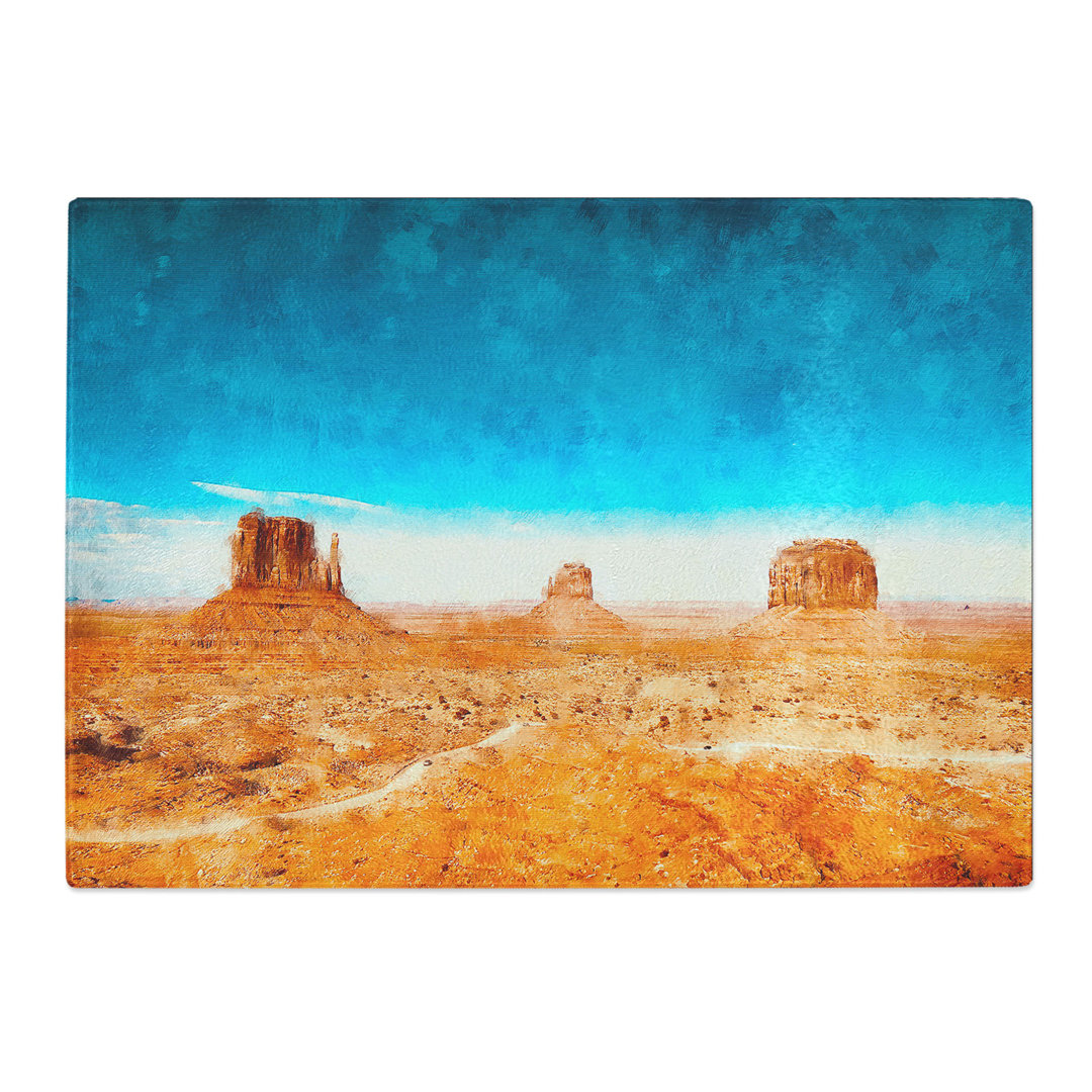 Tempered Glass Monument Valley in Navajo Tribal Park Chopping Board