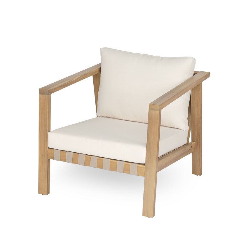 Chaises longues avec coussins amovibles Caitlynne