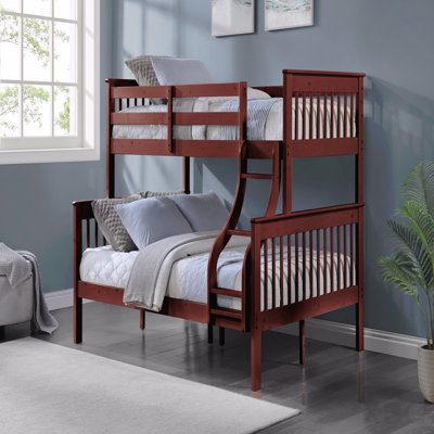 Marita Cherry Bunk Bed (Twin /Full )