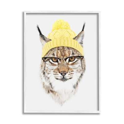 Bonnet Bobcat Hipster, art de la giclée par Robert Farkas
