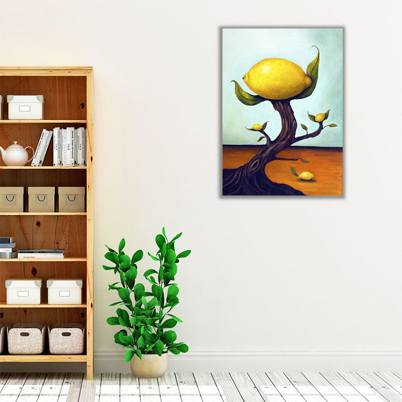 «Lemon Tree», reproduction d'art sur toile, H 24 po x l 18 po