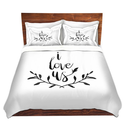 Ensemble de housse de couette  Zara Martina I Love Us