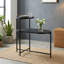Table basse ronde avec plateau de rangement et tables de bout ovales à 2 niveaux Petite table d'appoint en bois pour le salon-438617898