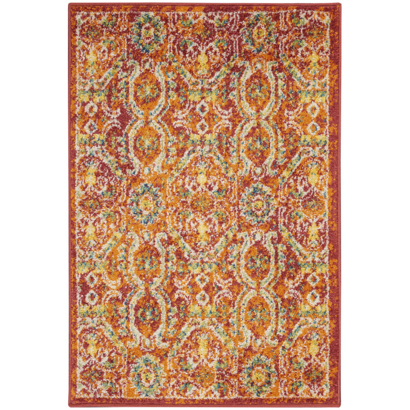 Mackeyla Oriental Indoor Rug, Rectangle 2' x 3'